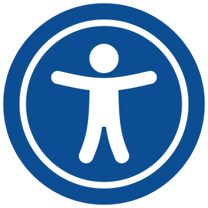 Logo de l'accessibilité numérique